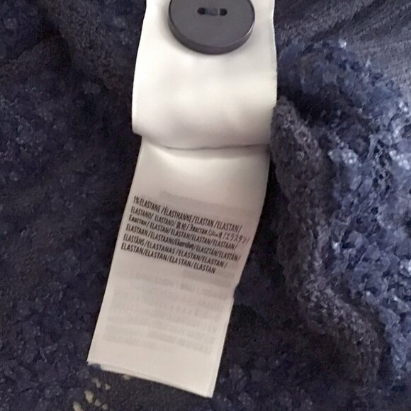 Farm Rio Navy Blue Mixed Stitches Cardigan - Picture 14 of 16